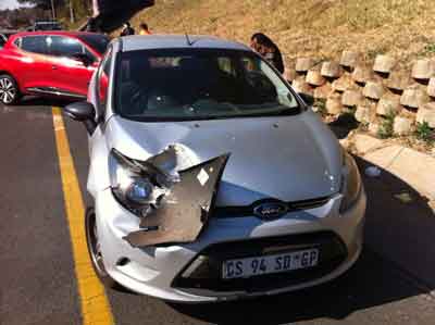 Involved in a car accident in South Africa and