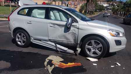 Motor accident in South Africa