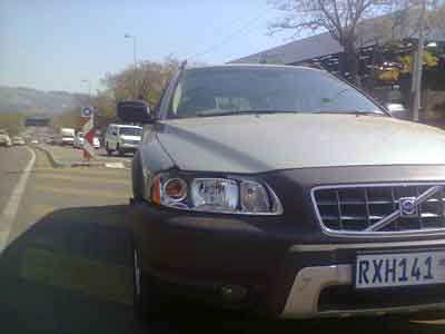 Motor car accident in South Africa