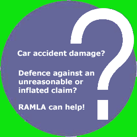 RAMLA - car accident damage claim service South Africa